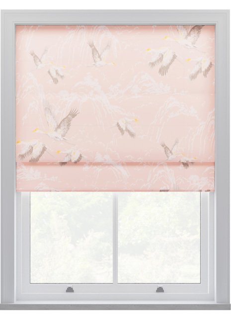 Laura Ashley Animalia Blush Roman Blind Roman Blind - image 1