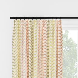 Orla Kiely Linear Stem Multi Pencil Pleat Curtain Pencil Pleat Curtain - thumbnail 2