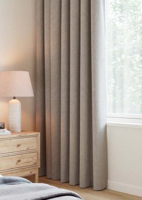 Taupe Chenille Curtain - image 1
