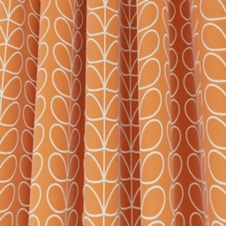 Orla Kiely Linear Stem Persimmon Curtain - thumbnail 2