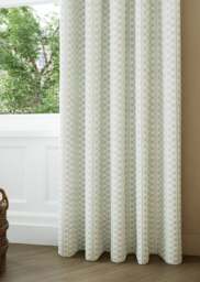 Sage Mosaic Stripe Curtain - thumbnail 1