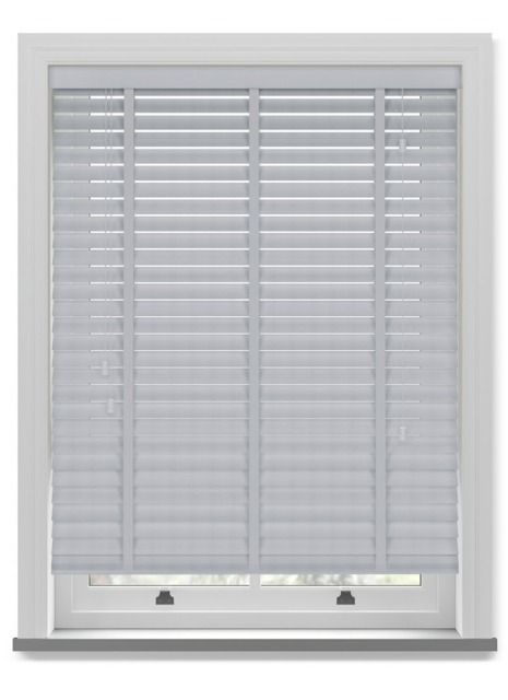 Realm Taped Fine Grain Grey Wooden Blind - image 1
