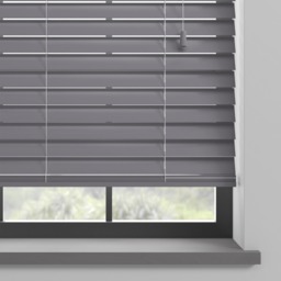 Zambezi Anthracite Grey Wooden Blind - thumbnail 2
