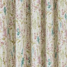 Peony Watercolour Meadow Curtain - thumbnail 2