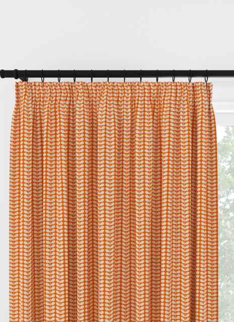 Orla Kiely Tiny Stem Tomato Pencil Pleat Curtain Pencil Pleat Curtain - image 1