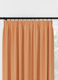 Orla Kiely Tiny Stem Tomato Pencil Pleat Curtain Pencil Pleat Curtain