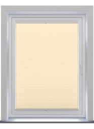 Pleated Yellow Stick Fit Pleated Blind - thumbnail 1