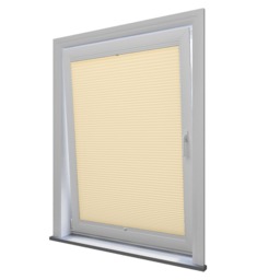 Pleated Yellow Stick Fit Pleated Blind - thumbnail 2