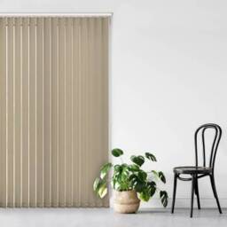 Splash Natural Hessian Vertical Blind - thumbnail 2