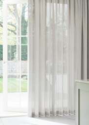 Ecru Jute Weave Sheer Curtain - thumbnail 1