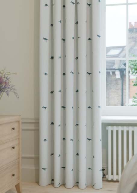 Sophie Allport Dinosaur Navy Curtain - image 1