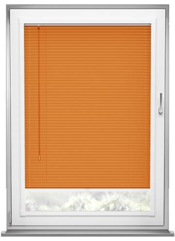 Turin 25mm Brushed Orange Venetian Blind - image 1