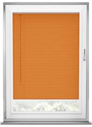 Turin 25mm Brushed Orange Venetian Blind - thumbnail 1