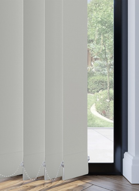 Ava Blackout Mid Grey Vertical Blind - image 1