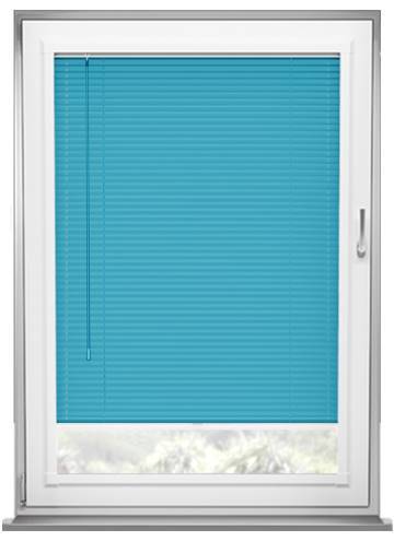 Turin 25mm Metallic Blue Venetian Blind - image 1