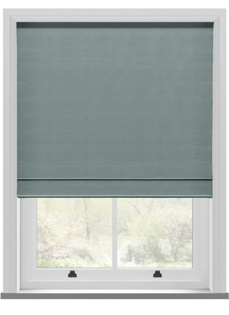 Koi Faux Silk Duck Egg Roman Blind - image 1