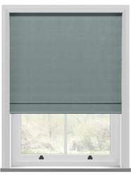 Koi Faux Silk Duck Egg Roman Blind - thumbnail 1