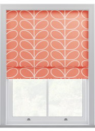 Orla Kiely Jumbo Linear Stem Bubblegum Roman Blinds Roman Blind