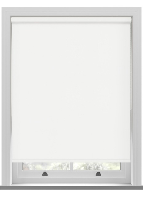 Electric Bella Blackout Paper White Roller Blind - image 1