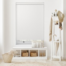 Electric Bella Blackout Paper White Roller Blind - thumbnail 2