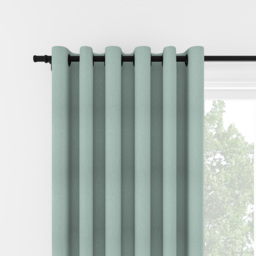 Laura Ashley Easton Grey Green Eyelet Curtain Eyelet Curtain - thumbnail 2