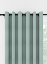 Laura Ashley Easton Grey Green Eyelet Curtain Eyelet Curtain - thumbnail 1