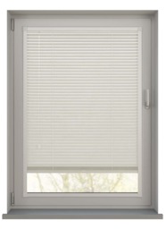 Zambezi 25mm Polar White Wooden Blind - thumbnail 1