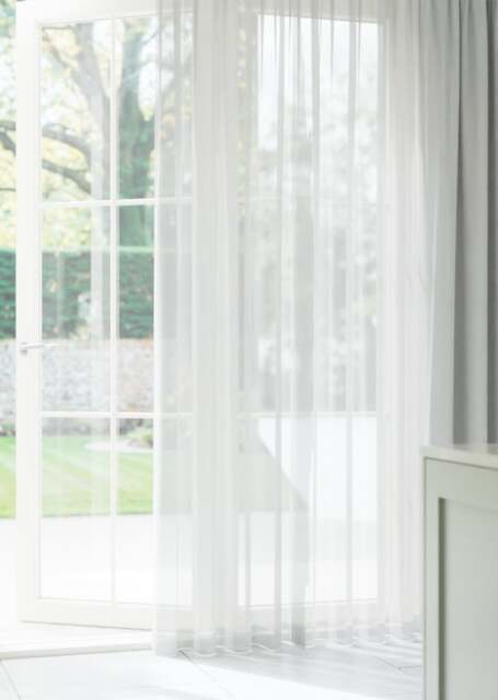 Ice White Soft Weave Sheer Curtain - image 1