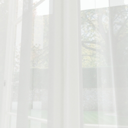 Ice White Soft Weave Sheer Curtain - thumbnail 2