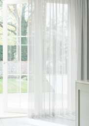 Ice White Soft Weave Sheer Curtain - thumbnail 1