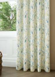 Bluebell Watercolour Meadow Curtain