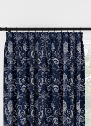 Laura Ashley Josette Midnight Pencil Pleat Curtain Pencil Pleat Curtain - thumbnail 1