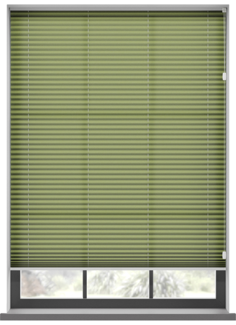Scandi Olive Pleated Blind Pleated Blind - image 1