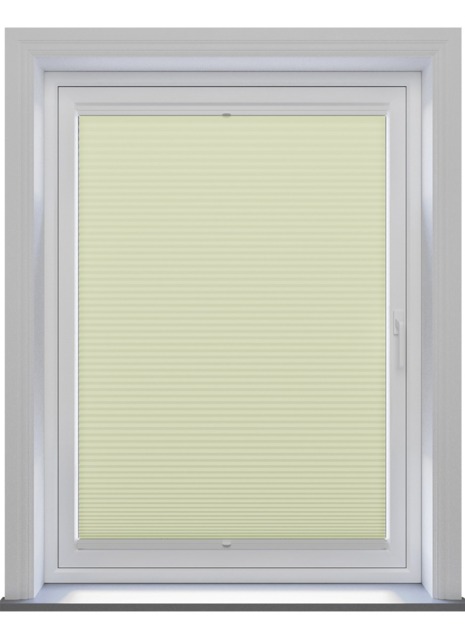 Pleated Light Green Stick Fit Pleated Blind - image 1
