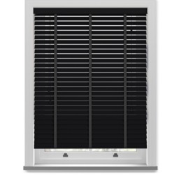 Deco Jet Black Tapes Wooden Blind - thumbnail 2