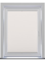 Pleated Light Grey Stick Fit Pleated Blind
