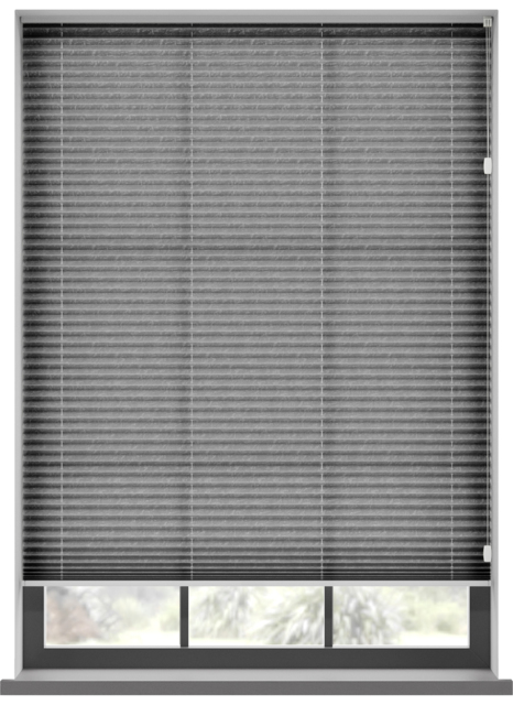 Loxton Charcoal Pleated Blind Pleated Blind - image 1