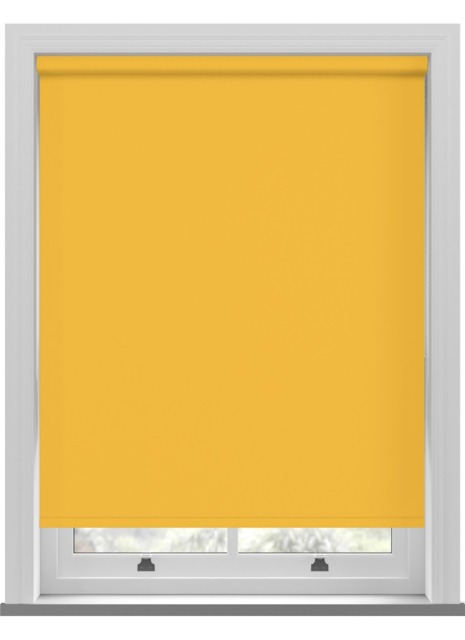 Unishade Blackout Luna Yellow Roller Blind - image 1