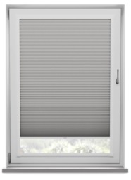 Soho Frosted Steel Honeycomb Blind - thumbnail 1