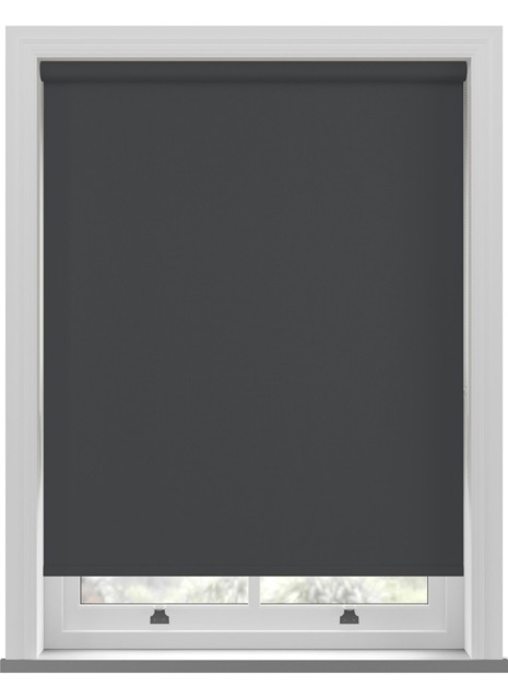Unishade Blackout Black Roller Blind - image 1