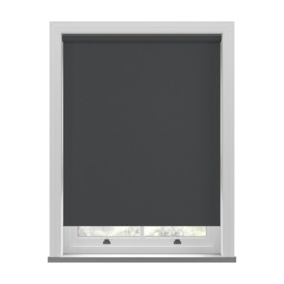 Unishade Blackout Black Roller Blind - thumbnail 2