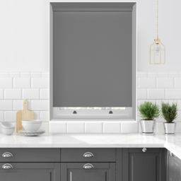 Unilux PVC Blackout Anthracite Roller Blind - thumbnail 2