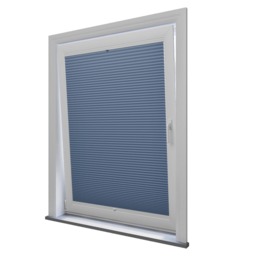 Honeycomb Blackout Denim Blue Stick Fit Honeycomb Blind - thumbnail 2