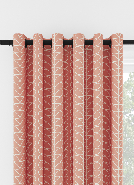 Orla Kiely Linear Stem Bubblegum Eyelet Curtain Eyelet Curtain - image 1
