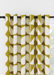 Orla Kiely Jumbo Solid Stem Seagrass Eyelet Curtain Eyelet Curtain - thumbnail 1