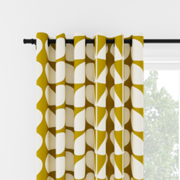 Orla Kiely Jumbo Solid Stem Seagrass Eyelet Curtain Eyelet Curtain - thumbnail 2