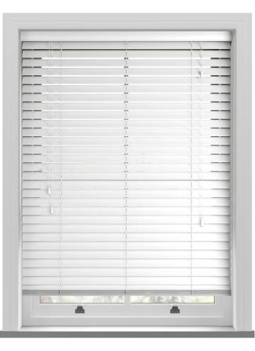 Deco Ice White Wooden Blind - image 1