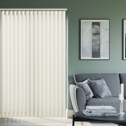 Unilux PVC Blackout Butter Cream Vertical Blind - thumbnail 2