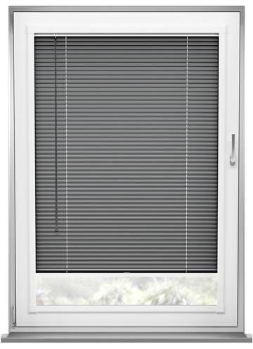 Turin 25mm Brushed Dark Grey Venetian Blind - image 1