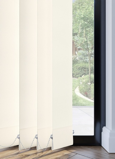 Lucca Blackout Cream Vertical Blind - image 1